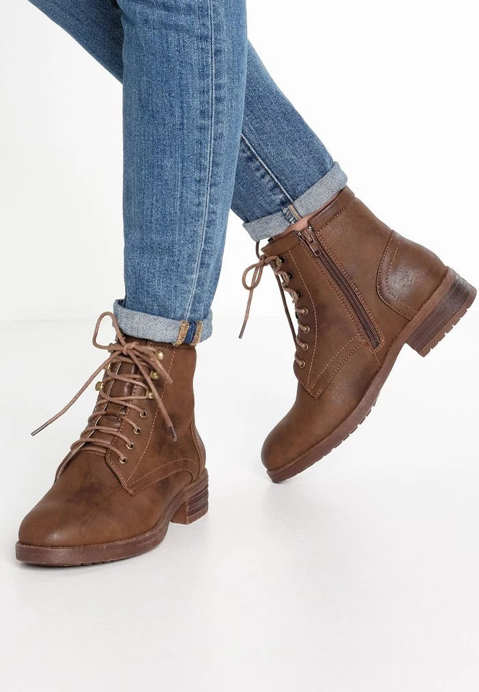 Bottines ANNA FIELD Anna Field Lace-up Ankle Boots Marron Femme | FEB-7974724